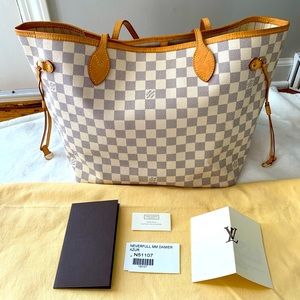 Authentic neverfull MM Louis Vuitton damier/special price!!! Limited time!!!